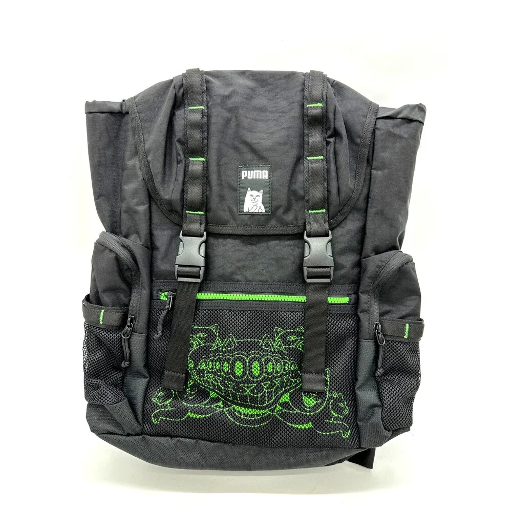 Puma X Ripndip Black Green 25L Backpack NWT 091818 01